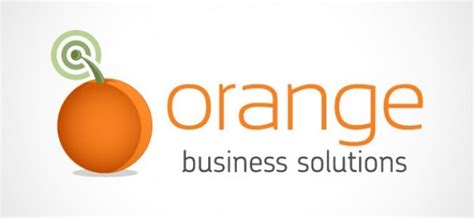 Orange business logo design | Free PSD File