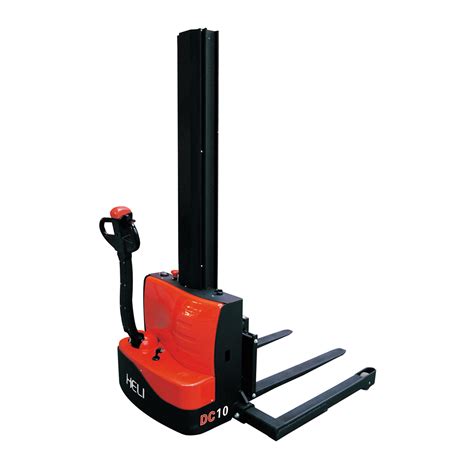 Narrow Leg Electric Pallet Stacker for sale in Hala Equipment Trading UAE