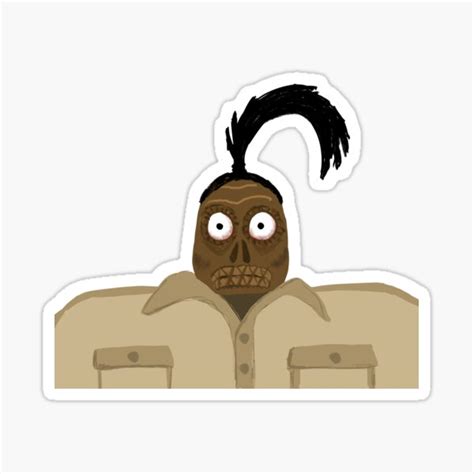 "Beetlejuice Shrunken Head Guy" Sticker for Sale by Anna Fox | Redbubble