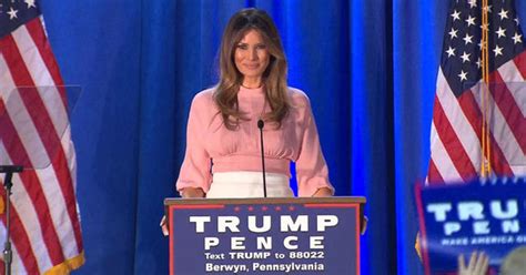 Full Video: Melania Trump holds first solo campaign event - CBS News