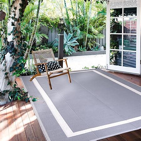 Amazon.com: Outdoor Rugs 8x10 for Patios,Deck, Camping and Picnic.Plastic Straw Waterproof Mats ...