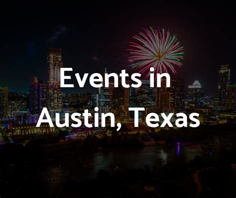 Austin Event Calendar – Move To Austin