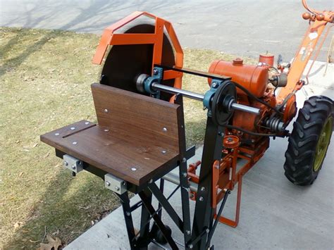 '46 Montogomery 2 wheel garden tractor with homemade cut off saw Garden Equipment, Farm ...