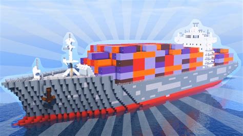 How To Build a CARGO SHIP in Minecraft (CREATIVE BUILDING) - YouTube