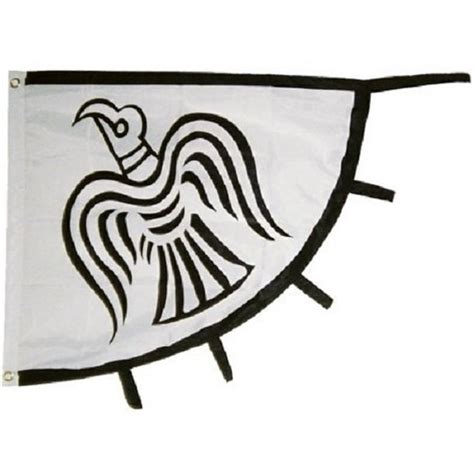 Viking Raven Flag Vikings Banner Pennant 31x36 inch Norse Pirate Ship ...