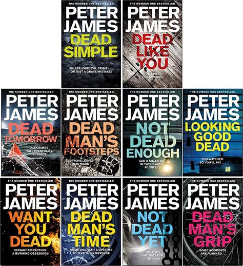 Roy Grace Series Books 1-10 Collection Set by Peter James (Dead Simple, Looking Good Dead, Not ...