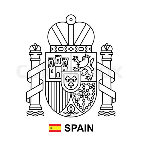 Coat of arms of Spain | Stock vector | Colourbox