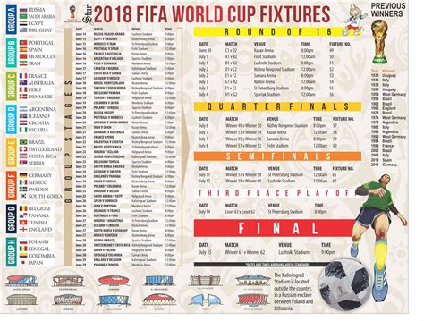 World Cup Football 2018 Time Table Ist | Cabinets Matttroy