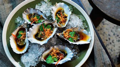 Pacific oysters with sweet soy and ginger - 9Kitchen