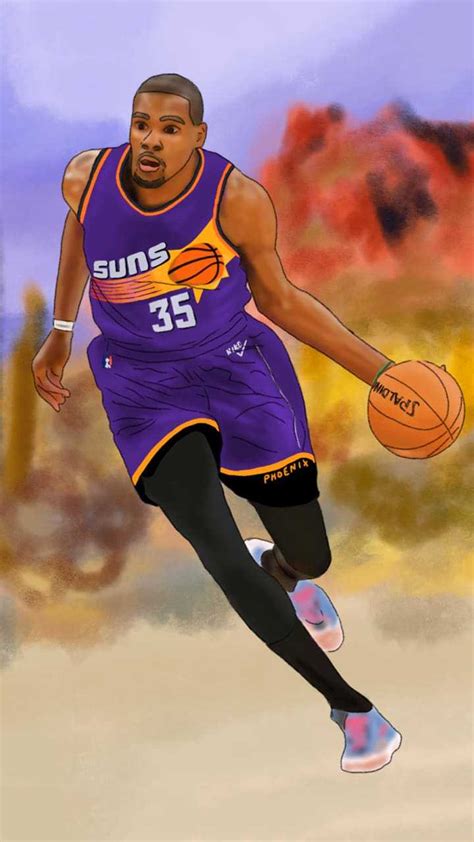 Kevin Durant Suns Wallpaper - iXpap