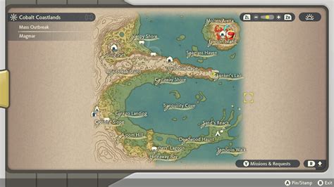 Here's the complete Pokemon Legends: Arceus map | GamesRadar+