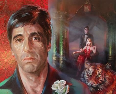 Al Pacino Portrait painting by Tatyana Zen | American Icon Awards