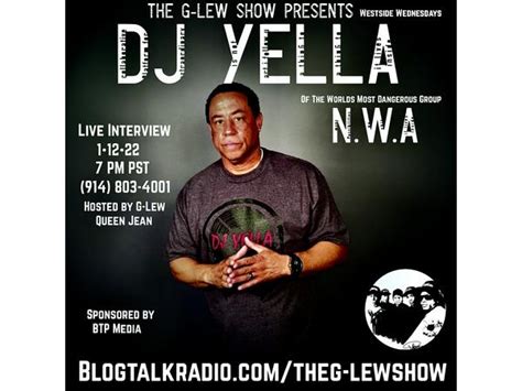 DJ Yella Of N.W.A (The World’s Most Dangerous Group) Live On The G-Lew ...