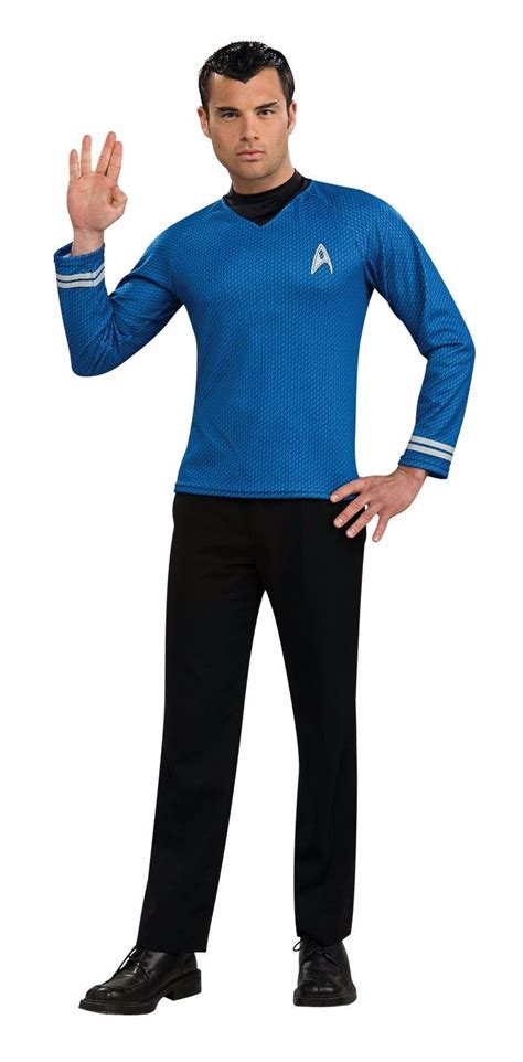 Rubies Spock Star Trek Enterprise Uniform Adult Mens Halloween Costume ...