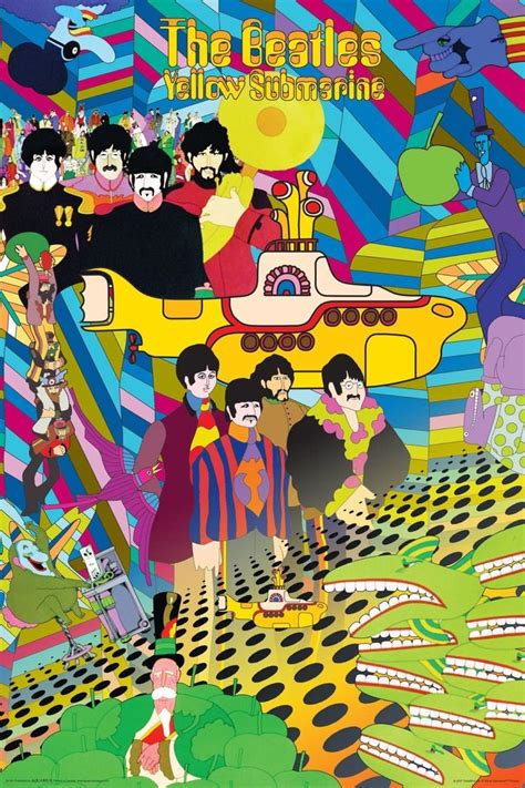 Yellow Submarine (Film) | Beatles poster, The beatles, Beatles art