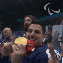 We Won A Gold Medal Para Ice Hockey GIF - We Won A Gold Medal Para Ice ...