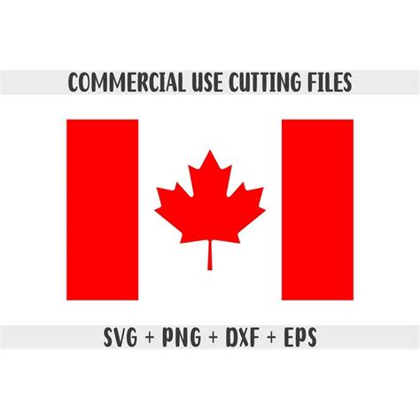 Canada flag SVG Original colors, Canada Flag Png, Commercial - Inspire Uplift