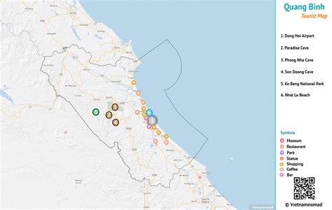 Map of Quang Binh | Quang Binh Tourist Map
