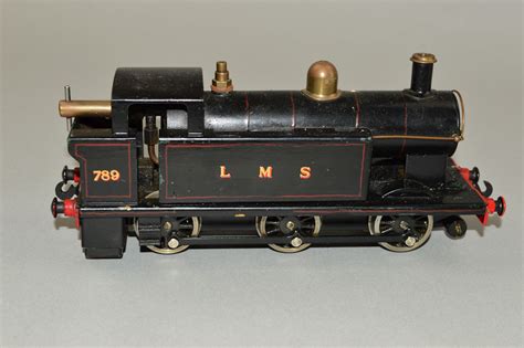 AN UNBOXED LIVE STEAM O GAUGE 0-6-0 TANK LOCOMOTIVE, No.789, black livery, Kit built and finished