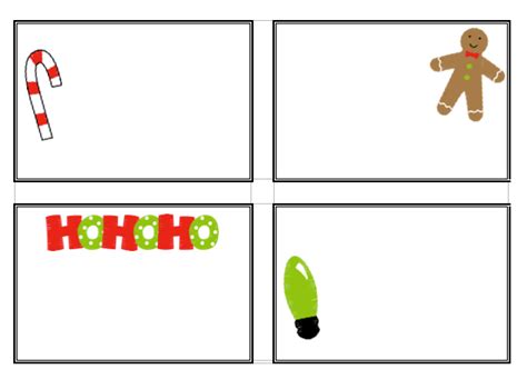 Third Grade Treasures: Christmas Name Tag Freebie