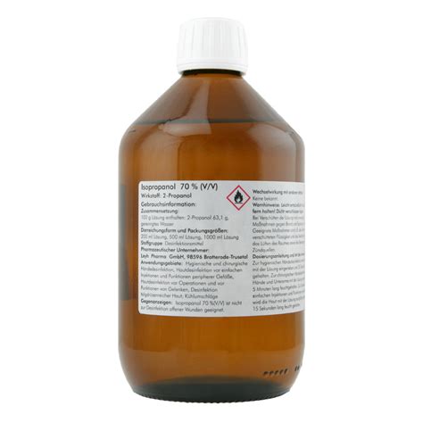 ISOPROPANOL 70% Lösung 500 ml | Sanicare | 04581040