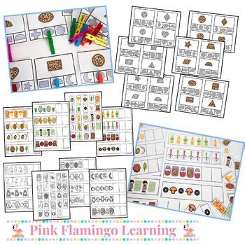 Pizza Math and Centers Activities by Pink Flamingo Learning | TPT