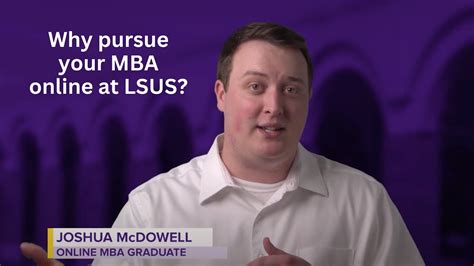 LSU Online | LSUS MBA Student Testimonial - YouTube