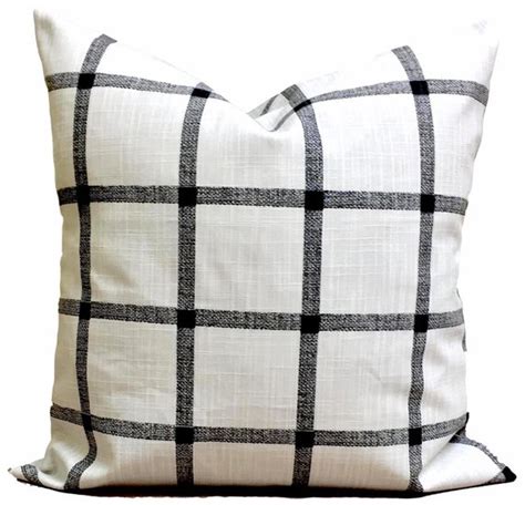 20++ Black And White Farmhouse Pillows - HOMYHOMEE