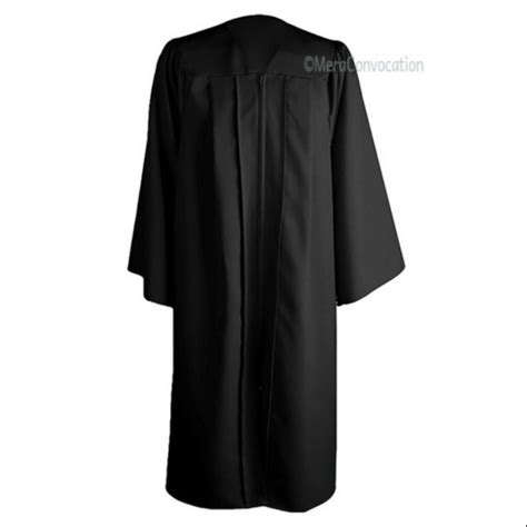 Polyester Black Matte Zipper Graduation Gown And Cap at Rs 140/piece in ...