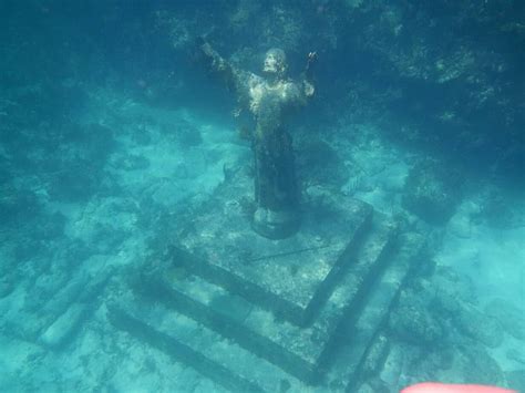 Underwater Jesus Statue Florida Keys