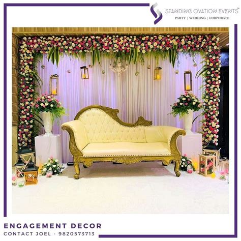 Engagement Decor | Simple stage decorations, Decor, Engagement decorations