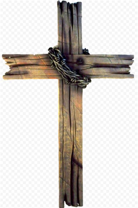 Wooden Old Rugged Cross Christian Crown Of Thorns | Citypng