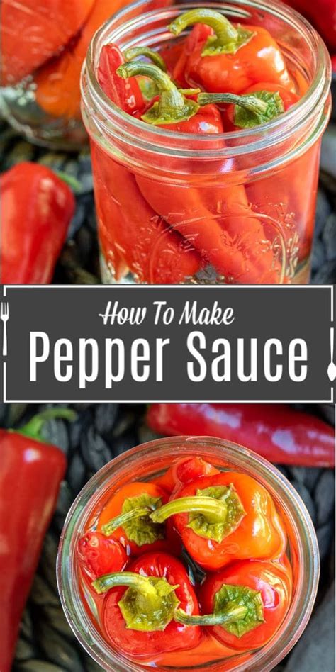 This delicious Hot Pepper Sauce is a traditional southern recipe made with hot peppers and ...