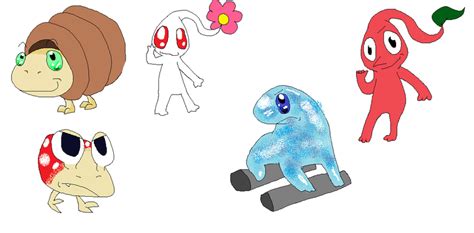 Pikmin Cartoon Style by wwiggles on DeviantArt