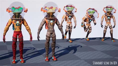 Frog Space Suit 01 in Characters - UE Marketplace