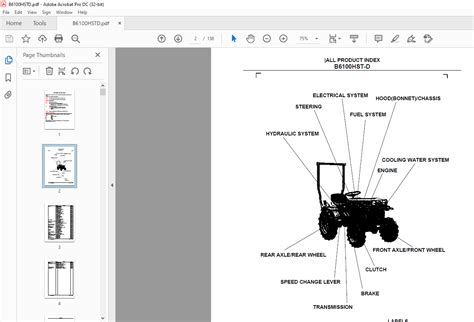 Kubota B6100HSTD Tractor Parts Book Manual - PDF DOWNLOAD - HeyDownloads - Manual Downloads