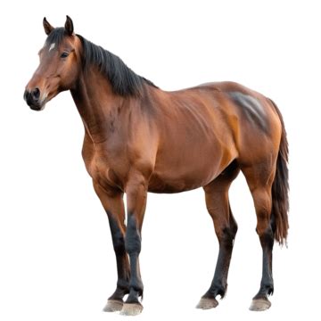 Beautiful Adult Horse Standing Free In A Field, Outdoor, Grass Field, Grass PNG Transparent ...