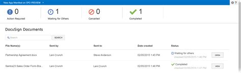 Check the Status of Docusign Envelopes from SharePoint Online