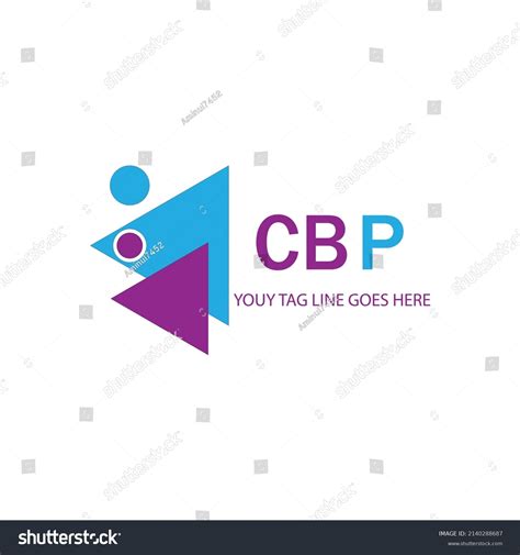 CBP letter logo creative design with vector - Royalty Free Stock Vector ...