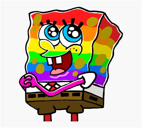 Transparent Spongebob Imagination Png - Sponge Bob Rainbow Png, Png ...