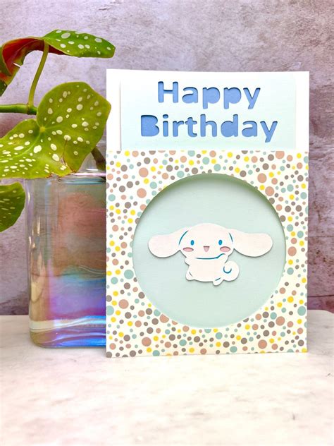 Cinnamoroll Card Cinnamoroll Birthday Card Cinnamoroll - Etsy Hong Kong