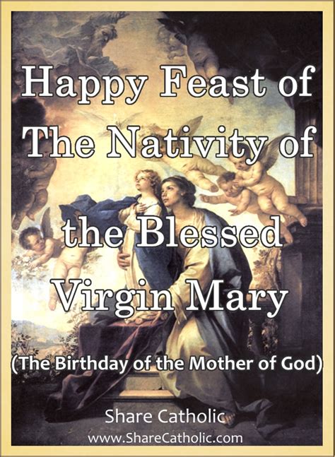 The Nativity of the Blessed Virgin Mary