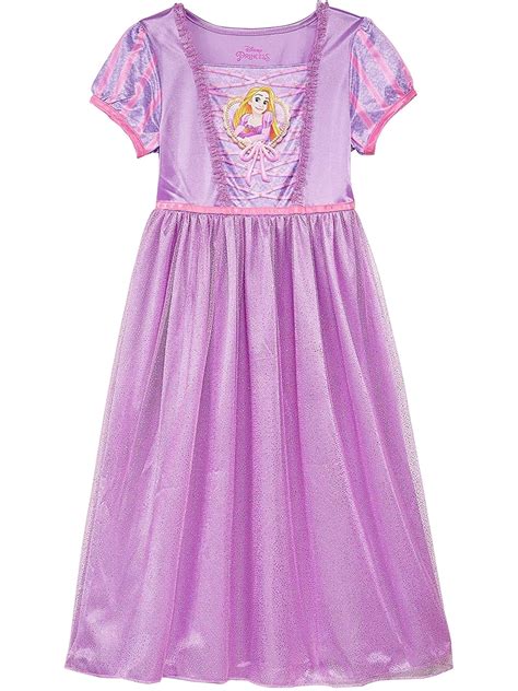 Nighties Sleepwear & Robes Girls' Clothing Disney Girls Rapunzel Nightdress