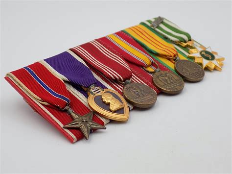 Vietnam War Purple Heart & Bronze Star Miniature Medal Grouping - Damn Yankee Militaria Sales