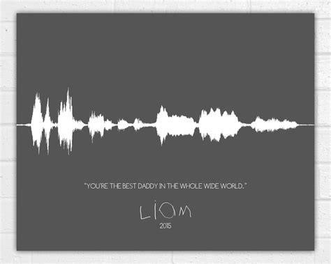 Custom Sound Wave Art Print Voice Wave Personalized - Etsy