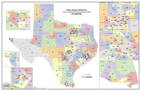 Texas House Of Representatives District Map | Printable Maps