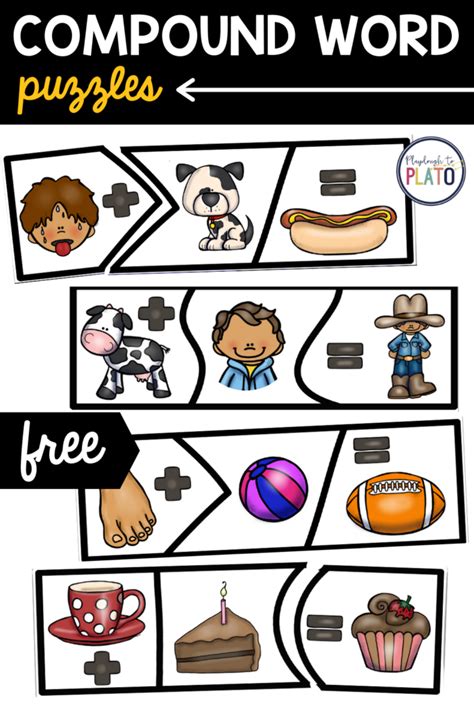 Compound Words With Pictures For Kindergarten