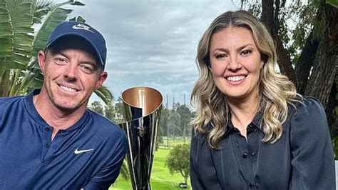 Rory McIlroy and CBS Sports journalist Amanda Balionis spark romance rumours with flirty TV ...