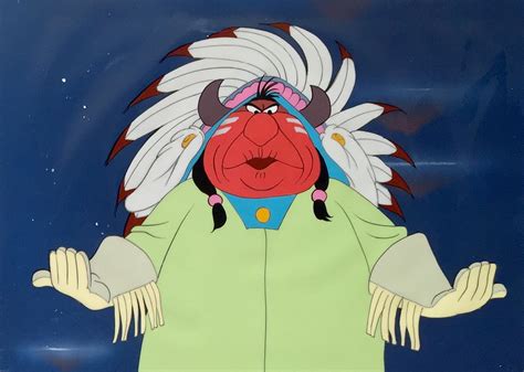 Animation Collection: Original Production Animation Cel of The Indian Chief from "Peter Pan," 1953