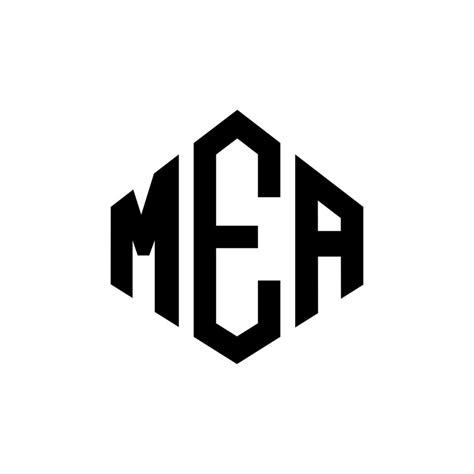 MEA letter logo design with polygon shape. MEA polygon and cube shape logo design. MEA hexagon ...